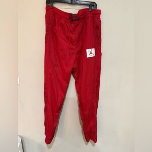 Jordan XL Black Tag Red Joggers Logo Patch Tapered 90’s Basketball